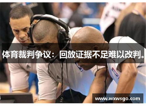 体育裁判争议：回放证据不足难以改判。